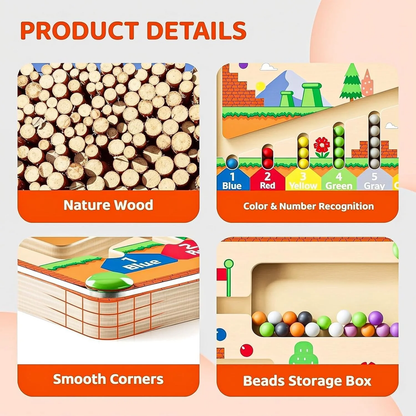 Magnetic Color & Number Maze