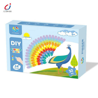 Kids Finger Painting