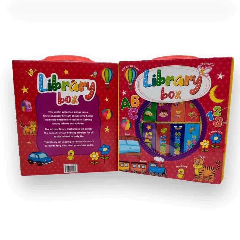 Little Learning Library 12 In 1 (Board Books) - Kids Care