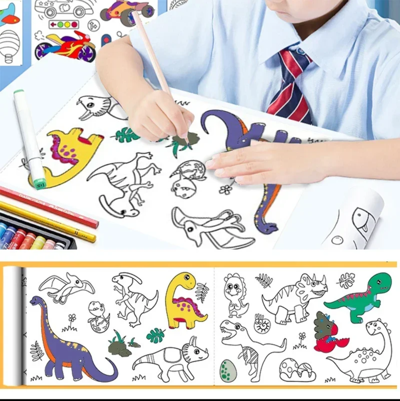 KIDS COLORING ROLL (NON STICKY)
