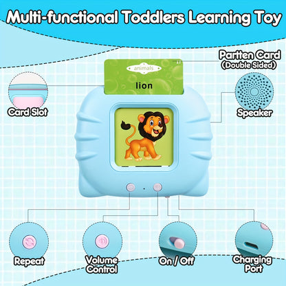 Toddler Talking Flash Cards Reader (Rechargeable)