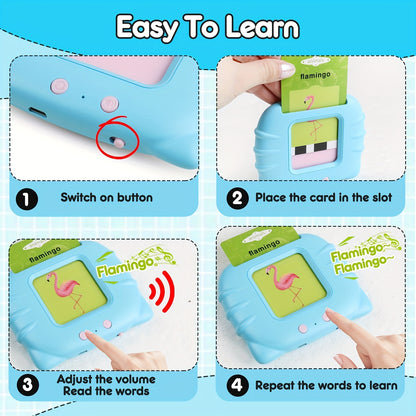 Toddler Talking Flash Cards Reader (Rechargeable)